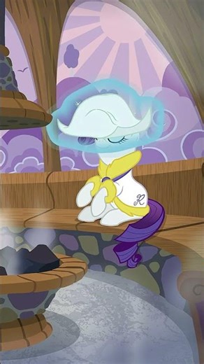 Waiting at the Spa🧖‍♀️🧡😱 #MyLittlePony #MLP #unicorn #rarity #mlpg4 #mlpfim #pony #spa #Shorts
