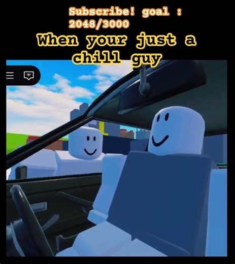 When your just a chill guy #chill #chillguy #roblox #memeanimation