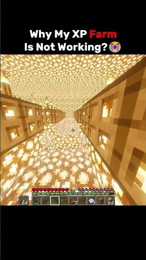 Why My XP Farm is FAILING #minecraft #shorts