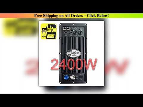 GETSHOW 2400W Subwoofer Amplifier Module Professional Speaker Plate Amplifier Class D with DSP
