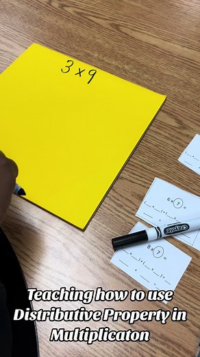 Teacher Content📚 How do you use distributive property in multiplication?!! It works with any multiplication problem!! #teachersoftiktok #blackteachersontiktok #thirdgradeteacher #atl #fyp #multiplicationtricks