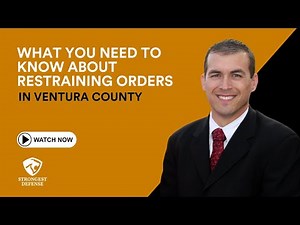 What You Need to Know About Restraining Orders in Ventura County