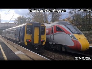 Trains at Cramlington (01/11/25)