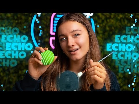 ASMR - Super Relaxing Triggers (with echo)