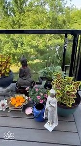 118K views · 3.8K reactions | Come decorate our patio with me with few zen elements like buddha, plants, water and candles. | Pinkz Passion | Facebook