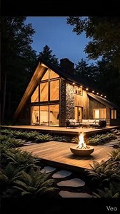 Building a cute little forest cottage by the pond