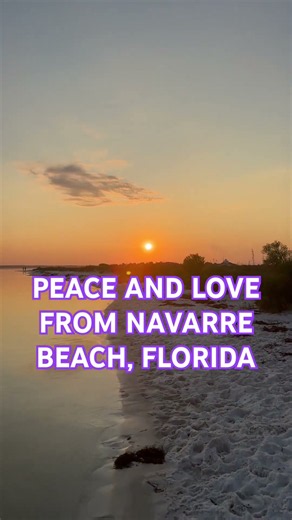 ☮️💕🏝️PEACE AND LOVE FROM NAVARRE BEACH - FLORIDA 🏝️💕☮️