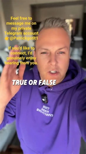 True or false ? Dm to connect ❤️ telegram account 👉 @Patrickgotit1
