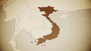 Vintage Map Showing Vietnam Above Zooming Stock Footage Video (100% Royalty-free) 1063445689 | Shutterstock