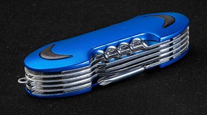 I created a hardened blade from an ordinary Swiss knife for daily use