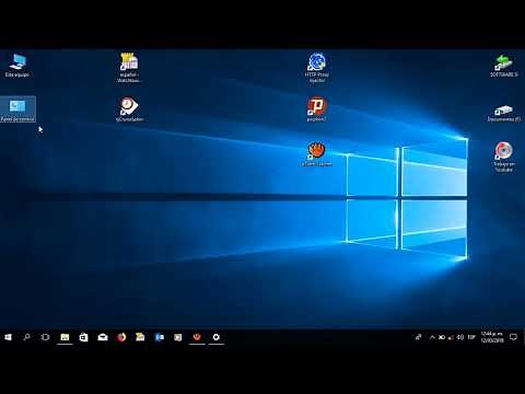 Poner Iconos de mi PC y Panel de Control en Windows 10