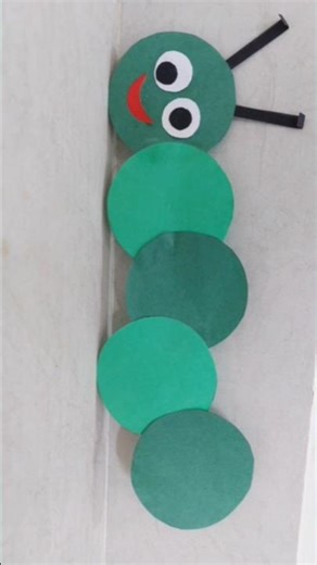 Easy Paper Caterpillar Craft 🐛 | Fun Kids DIY in Minutes!