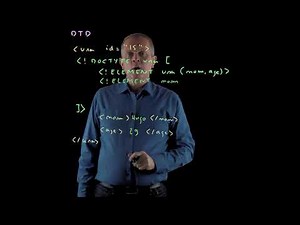 23 - Writing a first DTD: elements and attributes
