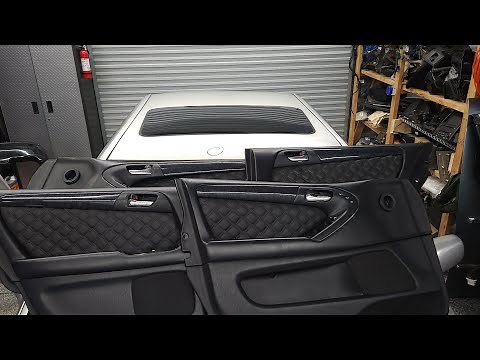 BUDGET VIP GS300 BUILD EP.02| DIY CUSTOM DOOR PANEL INSERTS & ARISTO BLACK WOOD