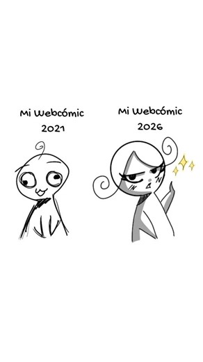 Empezó en 2021!! 🛸 Ya 5 años ✨#webcomics #webtoon