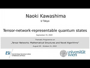 Naoki Kawashima - Tensor-network-representable quantum states