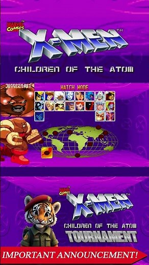 X-MEN Tournament Roster Revealed! 👀 (MUGEN) #shorts