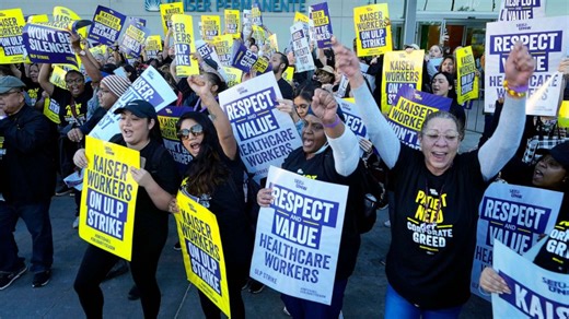 More than 75,000 health care workers begin strike at Kaiser Permanente