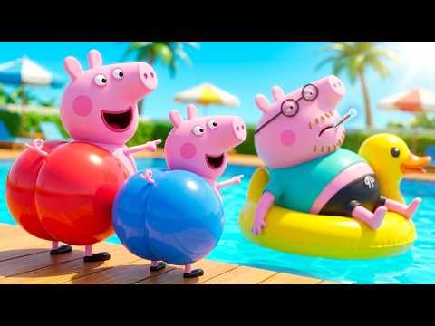 Cancel Peppa: The Most Disgusting Behavior At The Family Pool!🎈 |Funny Peppa Animation