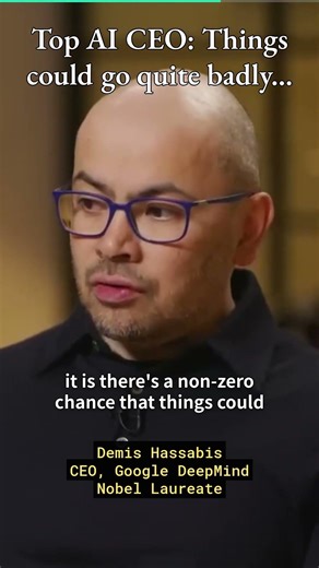 Top AI CEO Demis Hassabis: There's a chance things could go quite badly...