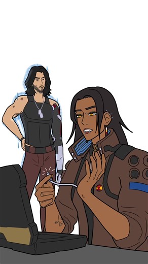 i’ve been wanting to use this audio for v and johnny for SO long BUT IT TOOK EVEN LONGER TO ACTUALLY DRAW IT like guys this is why i don’t upload as often as i want to because it takes me a million years to draw and then i get distracted which makes it worse and wow i’m realizing i complain a lot as i’m typing this but tbh who even reads my captions anyways like i never know what to write but does it even matter so actually i’m just gonna end this here bye #cyberpunk #cyberpunk2077 #cyberpunk207