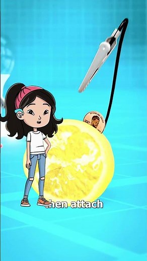 How a Lemon Battery Works – Science Experiment ⚡🍋