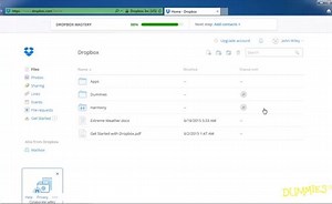 Managing Your Dropbox Profile