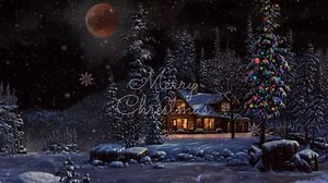 Festive Season, Christmas, Snowing. Free Stock Video