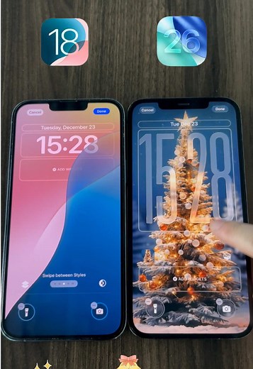 iOS 26 looks so great!💗 Pair it with our Christmas widgets to make your iPhone even more stylish!🎄 Get Top Widgets app now! 🏃🔥🔥🔥 Share your Christmas vibe home screen below! —I’d love to see your setups! 👇 #iOS26 #topwidgets #widgets #iphone #christmas
