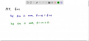 SOLVED:Show that if f is an odd function such that 0 is in the domain of f, then f(0)=0.