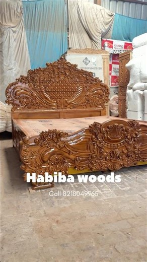 Saajan wala double bed box 🛌 teak, wood, 🪵 #shorts #bad ￼