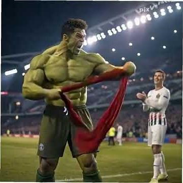 “Incredible Hulk Transformation Mid-Football Match 🟢 | Ultra-Realistic AI Marvel Short #marvel #hulk