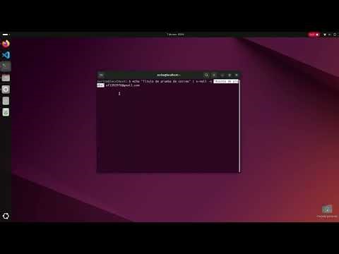 Video tutorial de envio y recepcion de correos en terminal de ubuntu