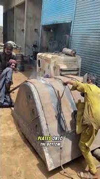 Fabricating a bucket using sheer force and know how