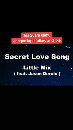 Karaoke Secret Love Song: Female version