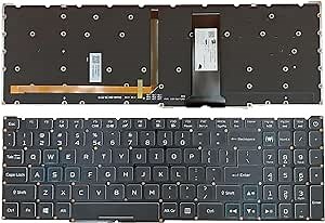 Laptop Replacement US Layout RGB Colorful Backlight Keyboard for Acer Nitro 5 AN515-43 AN515-54 AN515-55 AN517-51 Nitro 7 AN715-51 Predator Helios 300 PH315-52 PH315-52-710B PH315-52-76NS