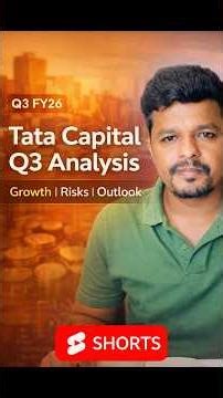 Tata Capital Q3 Results Explained | What Investors ShouldKnow#TataCapital #EarningsReview #Investing