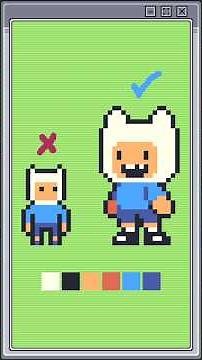 Noob VS Pro Pixel Art de Personajes en Aseprite #pixelart #aseprite #pixelarttutorial