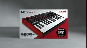AKAI Professional MPK Mini MK3 and M-Audio HDH40-25-Key USB MIDI Keyboard Controller with Beat Pads, Studio Headphones and Software Suite