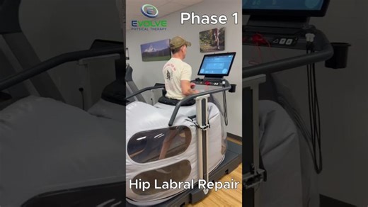 4 Weeks Post-Hip Labral Surgery: Faster Recovery with Boost Microgravity Treadmill | Evolve Physical Therapy