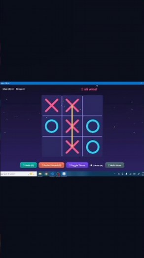 Java Tic Tac Toe in 30 Seconds 🤯 | Java Swing Game | Free Source Code #shorts