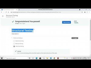 Introduction to Software Testing Week 2 | Lesson 3 | Structural Testing Quiz