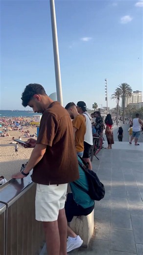 Barceloneta Beach, Barcelona 🇪🇸 | Stunning Mediterranean Views 🌊☀️