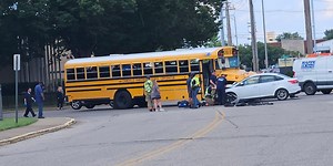 Evansville school bus involved in accident with students aboard