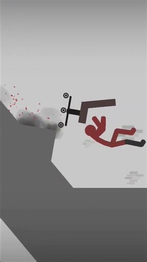 Stickman's Craziest Run! 🤯 #stickman #dismounting #gaming
