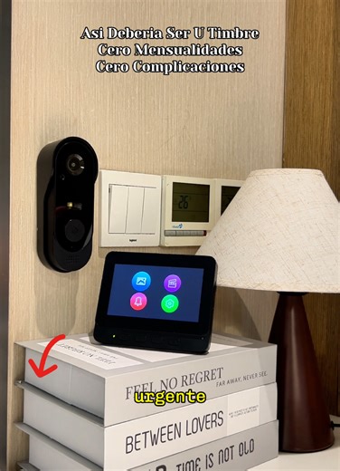 Cámara de Timbre Inalámbrico Sin Wi-Fi