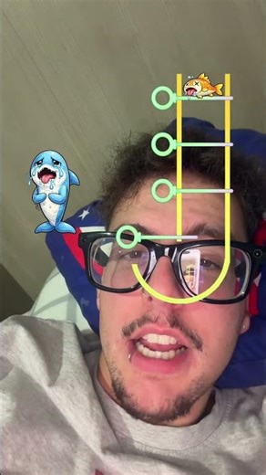 Remove the keys properly or the fish won't reach the dolphin 🐬🐟😬 #puzzle #minigame #challenges #i...