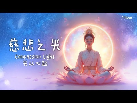 Compassion Light Meditation – 1 Hour Deep Calm & Healing ｜ 慈悲之光冥想 一小时深度平静疗愈