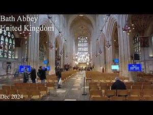 A visit to the historic Bath Abbey, Bath, United Kingdom