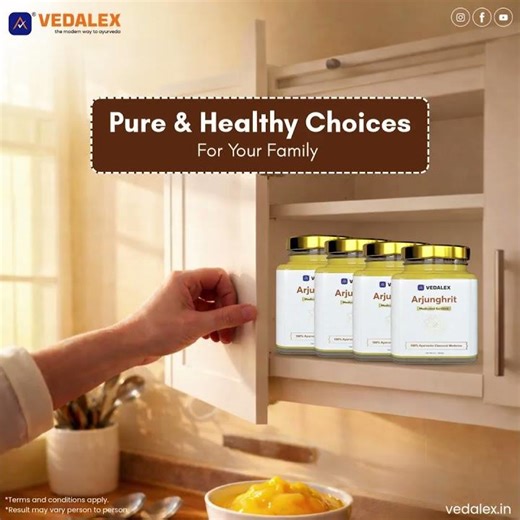 Experience the purity of Ayurveda with Vedalex Arjunghrit